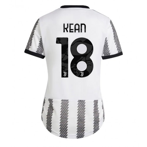 Juventus Moise Kean #18 Hjemmedrakt Kvinner 2022-23 Kortermet Juventus Moise Kean #18 Hjemmedrakt Kvinner 2022-23 Kortermet